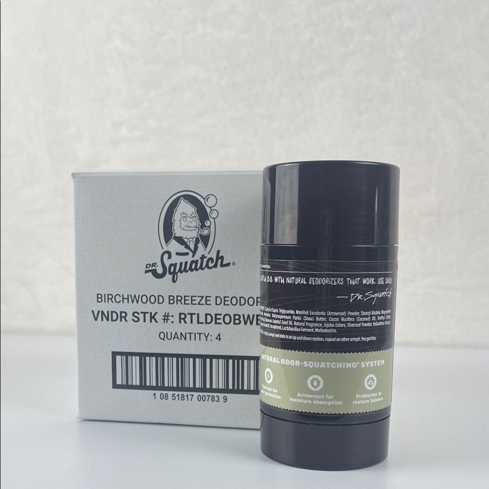 DR.Squatch Birchwood Breeze Deodorant(4pic per pack) - Picture 3 of 5